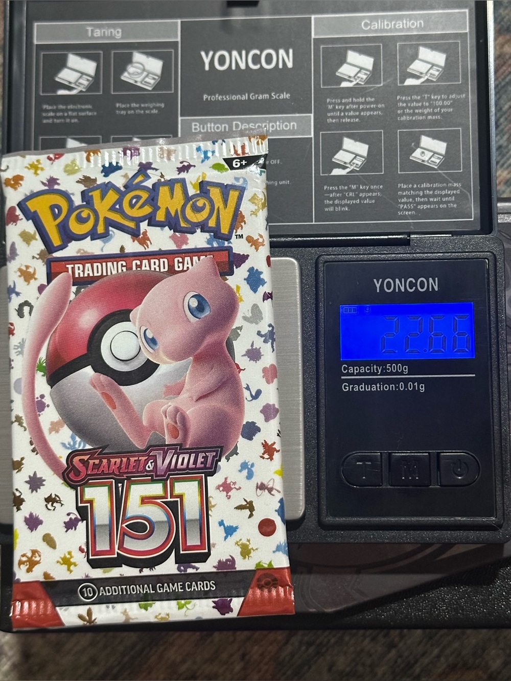 Pokemon Scarlet & Violet 151 Booster Pack 22.66g sealed
